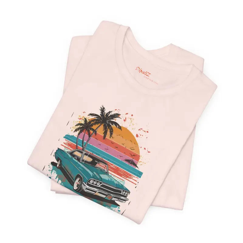Paradise Unisex Jersey Tee - Beach Vibes Eco-Friendly - DipaliZ