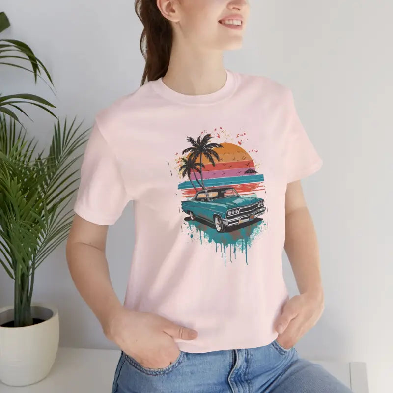 Paradise Unisex Jersey Tee - Beach Vibes Eco-Friendly - DipaliZ
