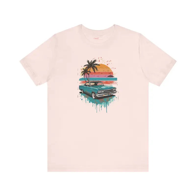 Paradise Unisex Jersey Tee - Beach Vibes Eco-Friendly - DipaliZ