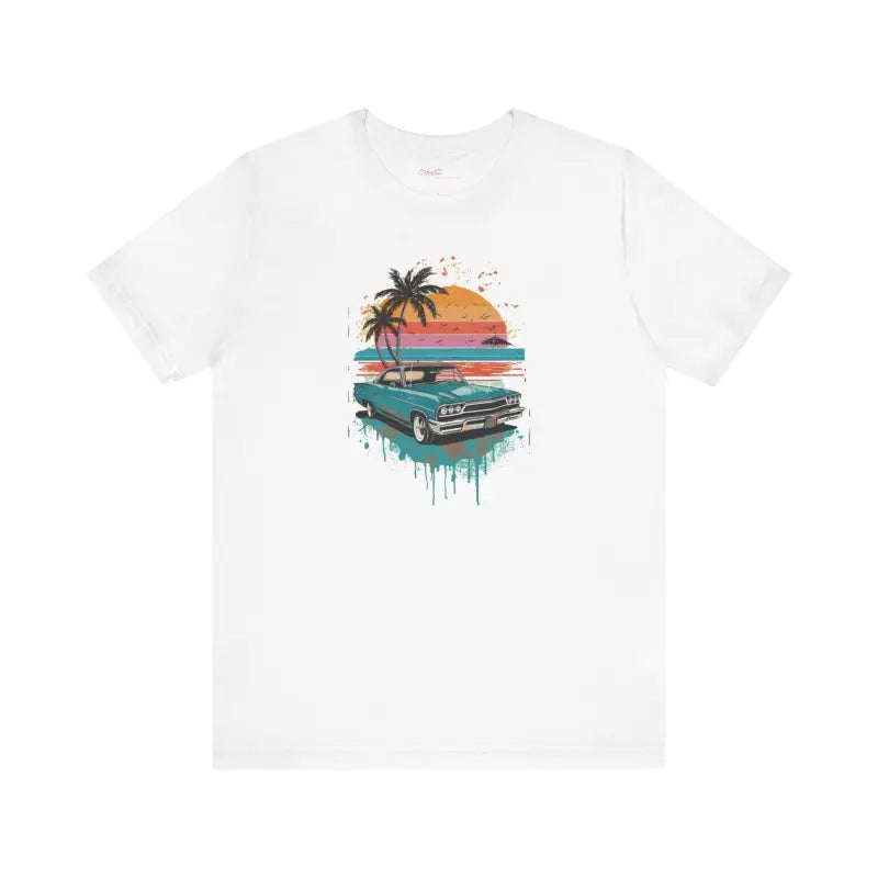 Paradise Unisex Jersey Tee - Beach Vibes Eco-Friendly - DipaliZ