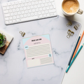 Stylish Weekly Planner Notepad - Fashion Lovers Desk Essential - DipaliZ