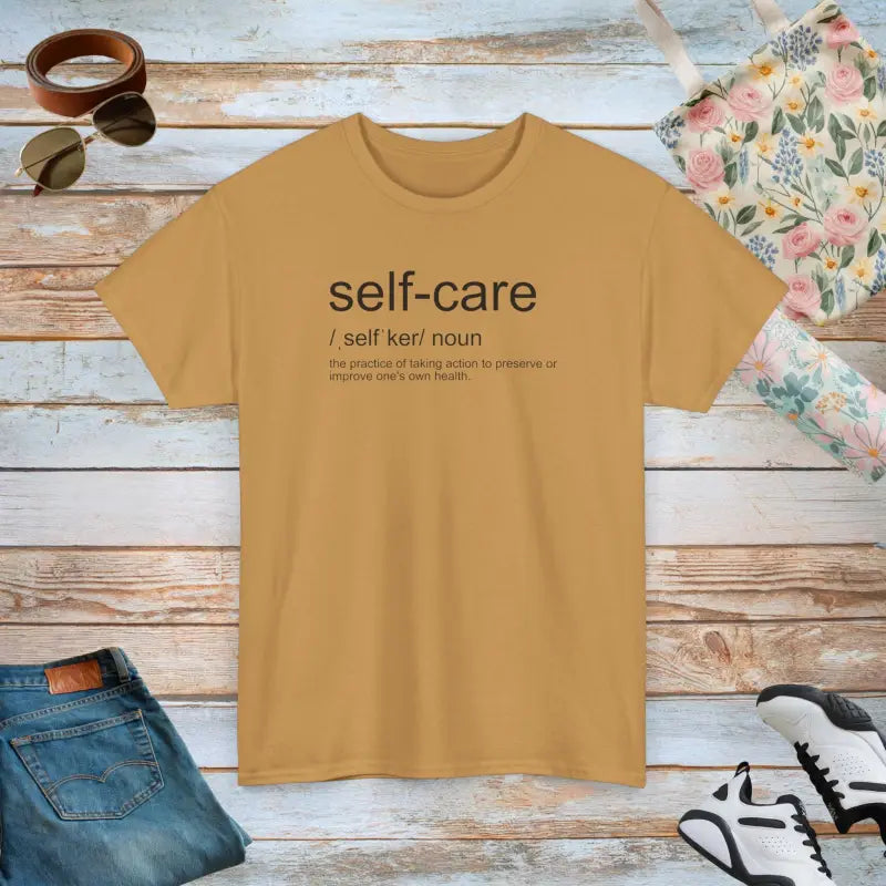 Self Care Definition Unisex Heavy Cotton Tee - Modern Fit - DipaliZ
