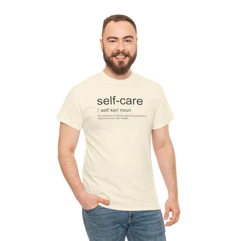 Self Care Definition Unisex Heavy Cotton Tee - Modern Fit - DipaliZ