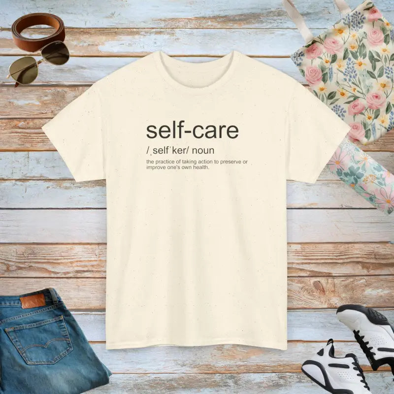 Self Care Definition Unisex Heavy Cotton Tee - Modern Fit - DipaliZ