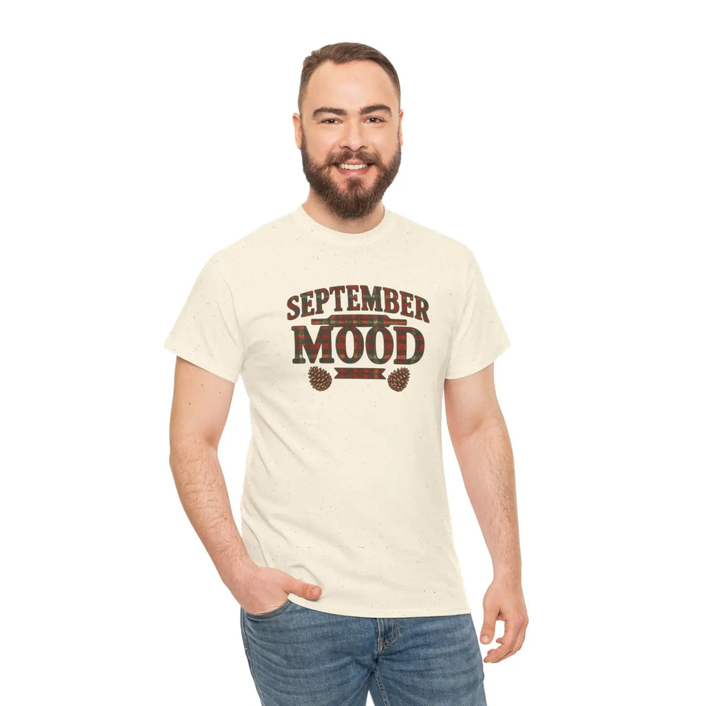 September Mood Tee - Cozy Fall All-Day Comfort - DipaliZ