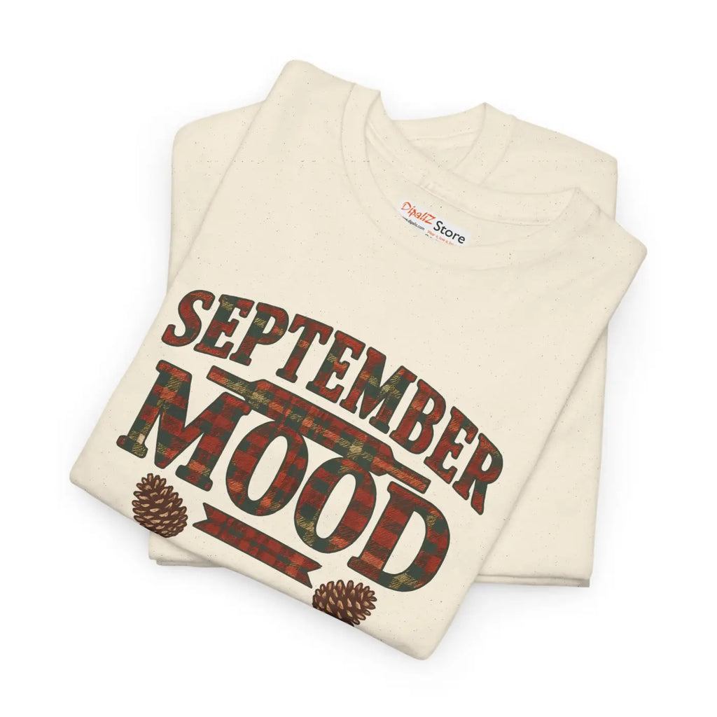 September Mood Tee - Cozy Fall All-Day Comfort - DipaliZ