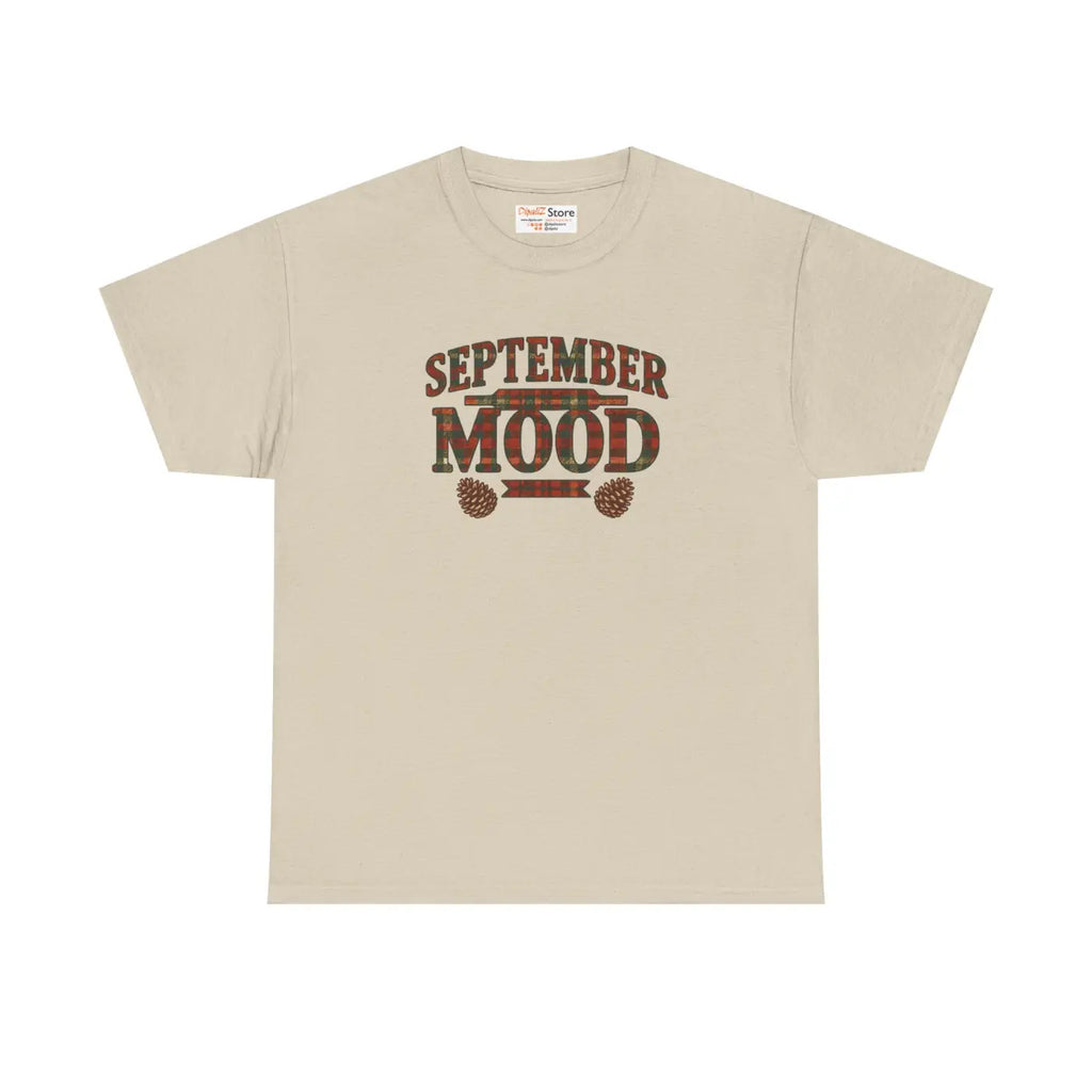 September Mood Tee - Cozy Fall All-Day Comfort - DipaliZ