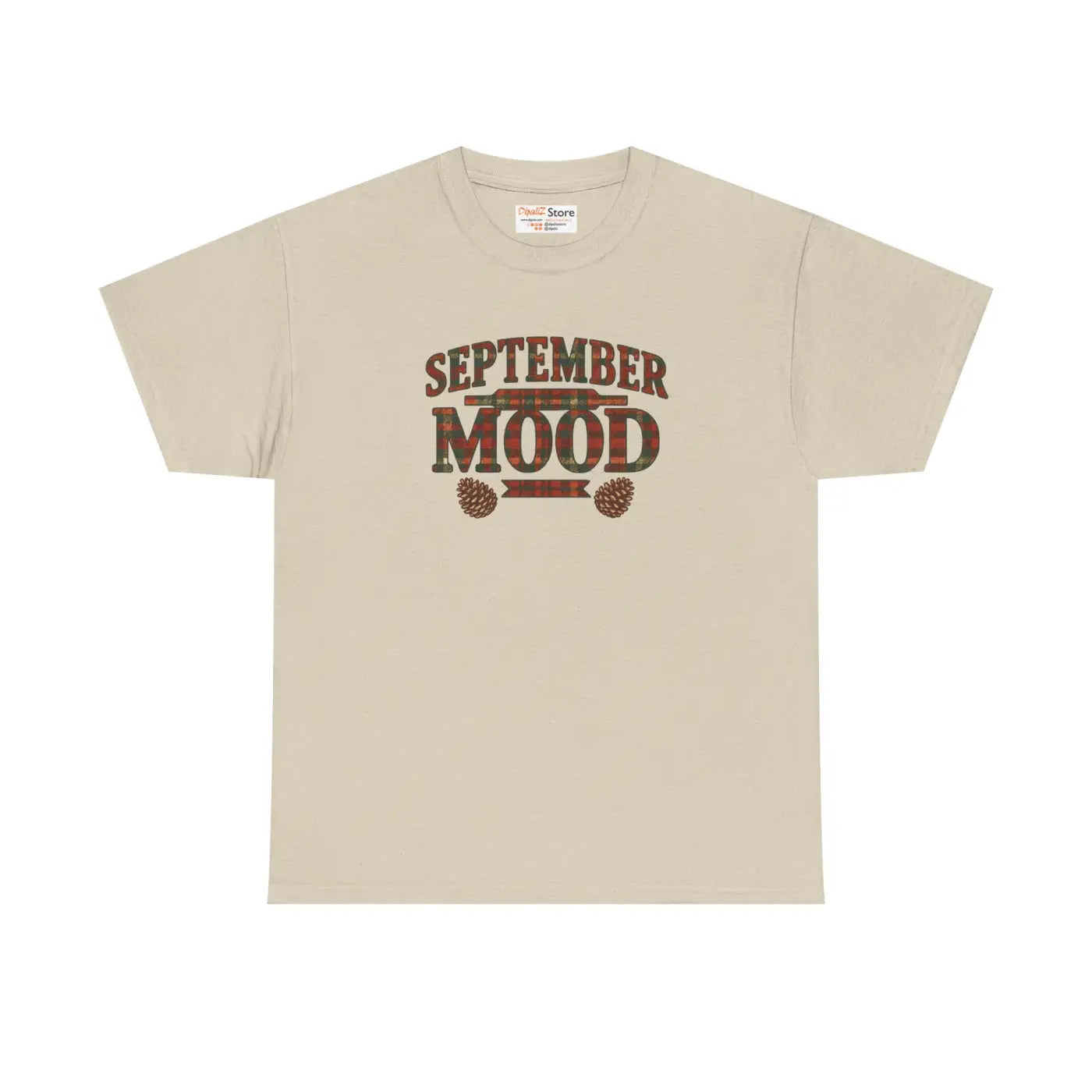 September Mood Tee - Cozy Fall All-Day Comfort - DipaliZ