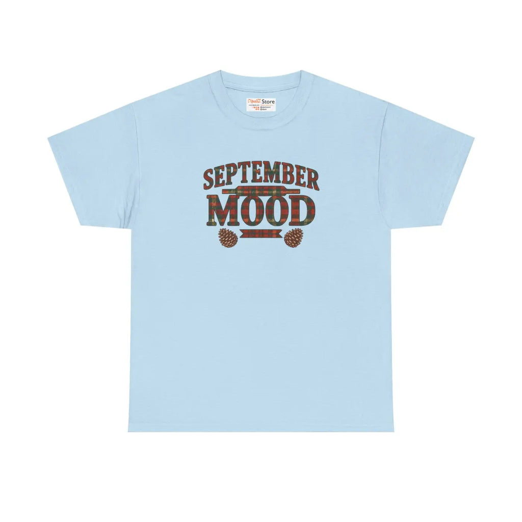 September Mood Tee - Cozy Fall All-Day Comfort - DipaliZ