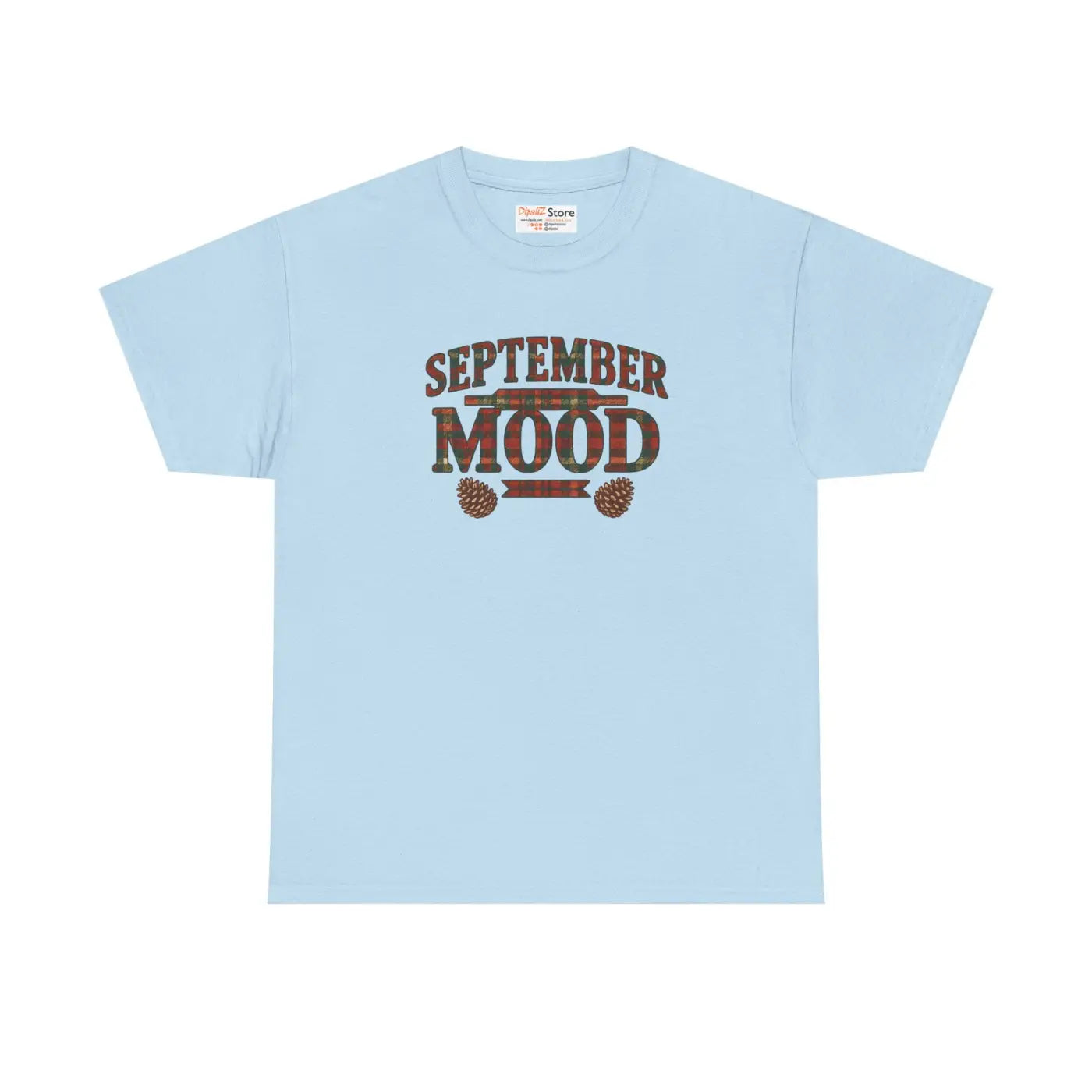 September Mood Tee - Cozy Fall All-Day Comfort - DipaliZ