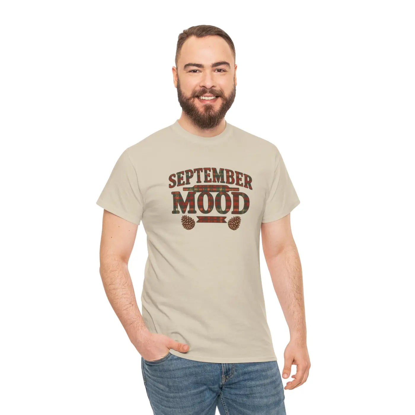 September Mood Tee - Cozy Fall All-Day Comfort - DipaliZ