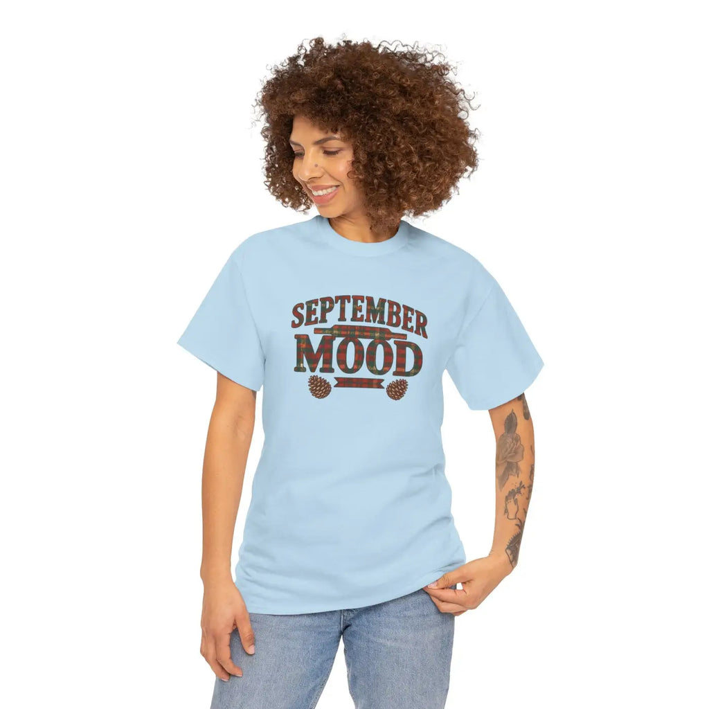 September Mood Tee - Cozy Fall All-Day Comfort - DipaliZ