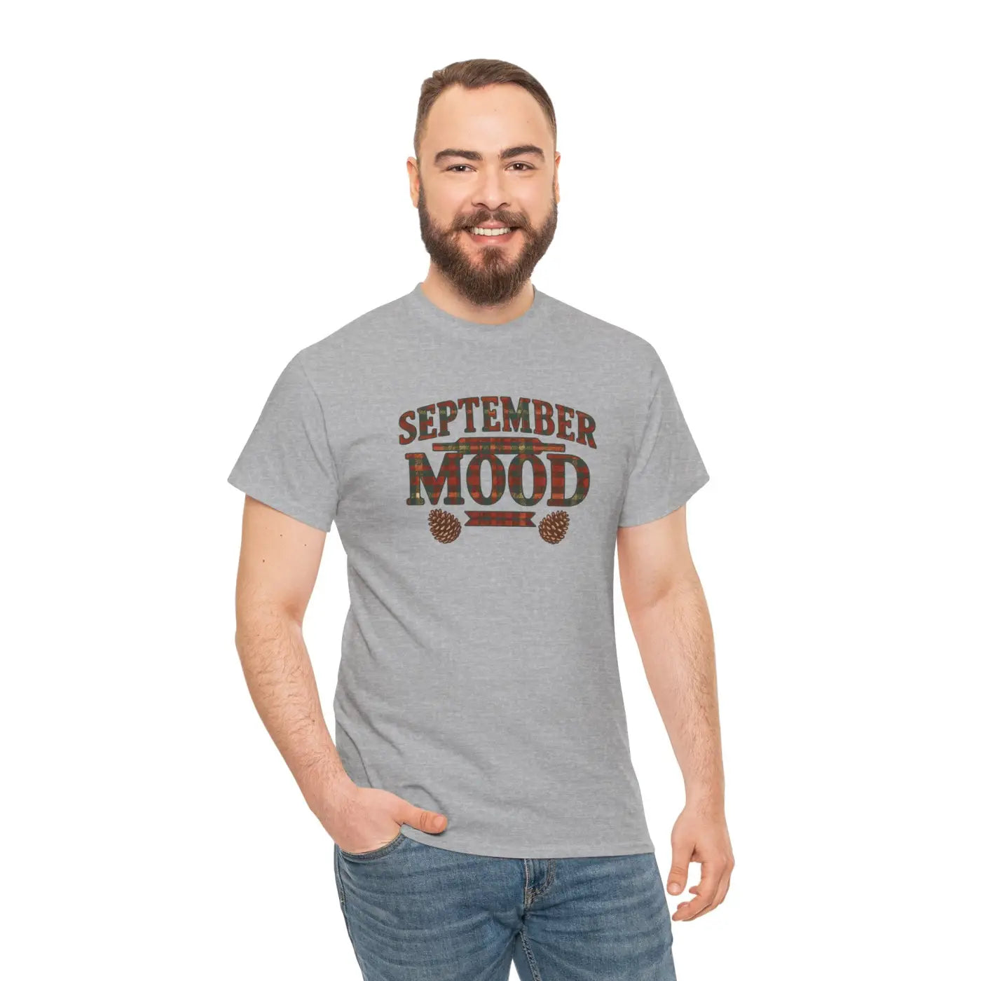 September Mood Tee - Cozy Fall All-Day Comfort - DipaliZ