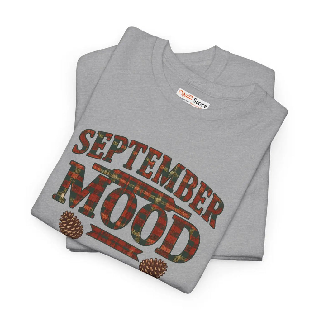September Mood Tee - Cozy Fall All-Day Comfort - DipaliZ