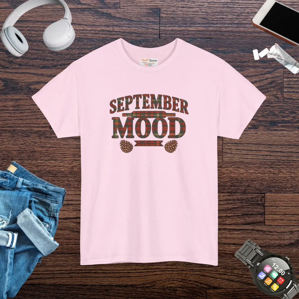 September Mood Tee - Cozy Fall All-Day Comfort - DipaliZ