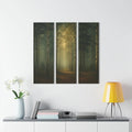 Serene Forest Acrylic Prints - Nature Wall Art Triptych - DipaliZ