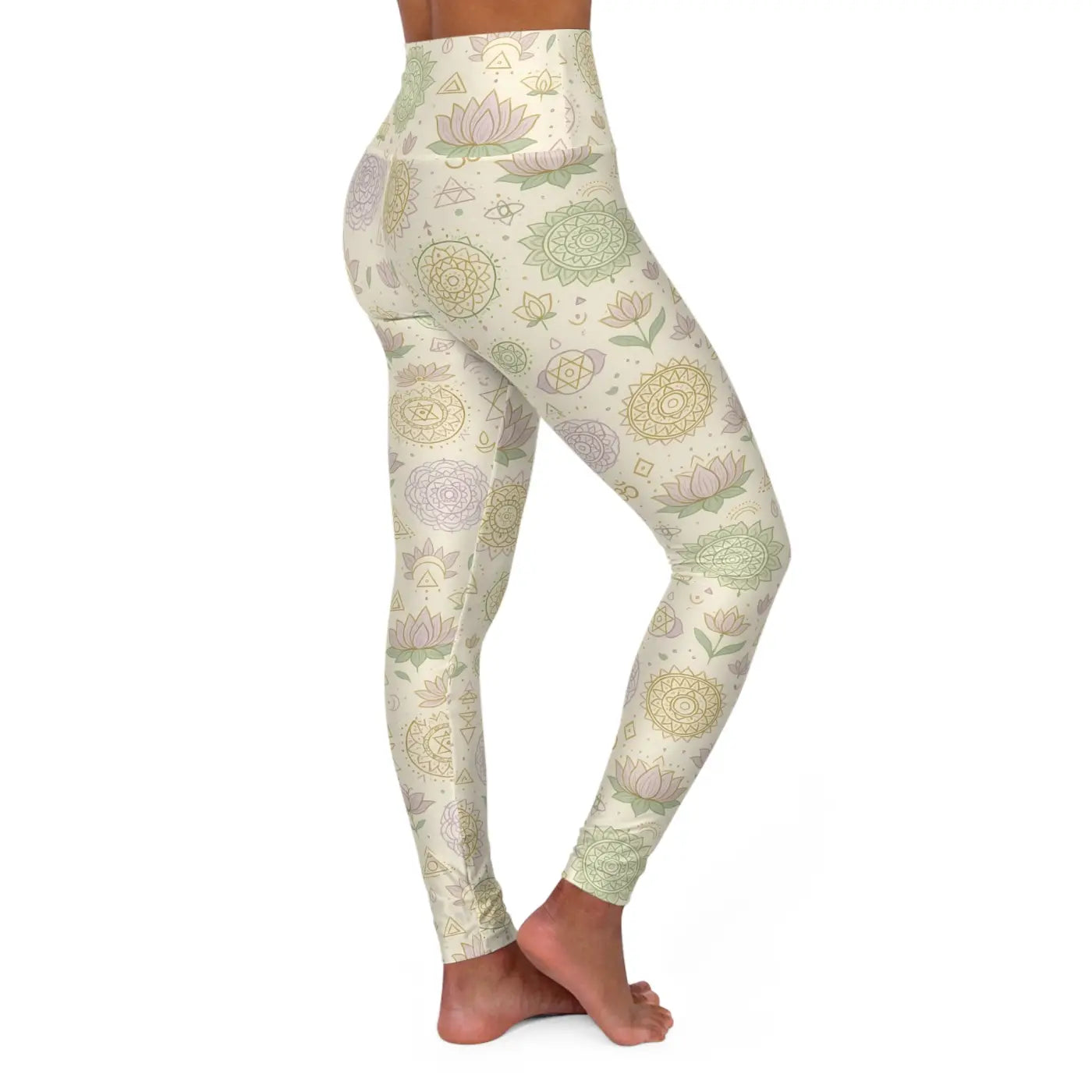 High Waisted Yoga Leggings - Mindful Workouts - DipaliZ