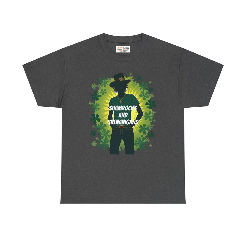 Leprechaun Unisex Heavy Cotton Tee - St Patricks Day - DipaliZ