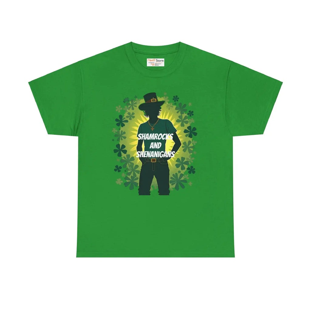 Leprechaun Unisex Heavy Cotton Tee - St Patricks Day - DipaliZ