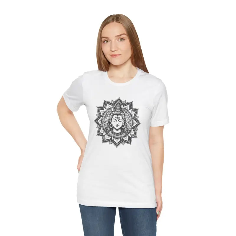 Shiva Meditation Unisex Jersey Short Sleeve Tee - DipaliZ