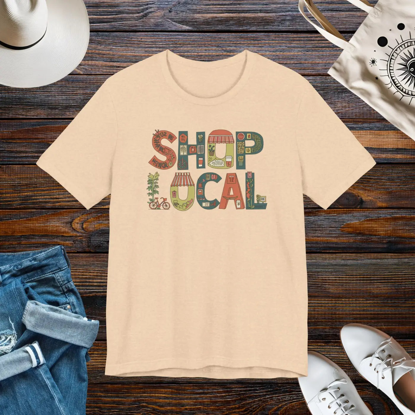 Cozy Unisex Jersey Short Sleeve Tee - Shop Local Style - DipaliZ