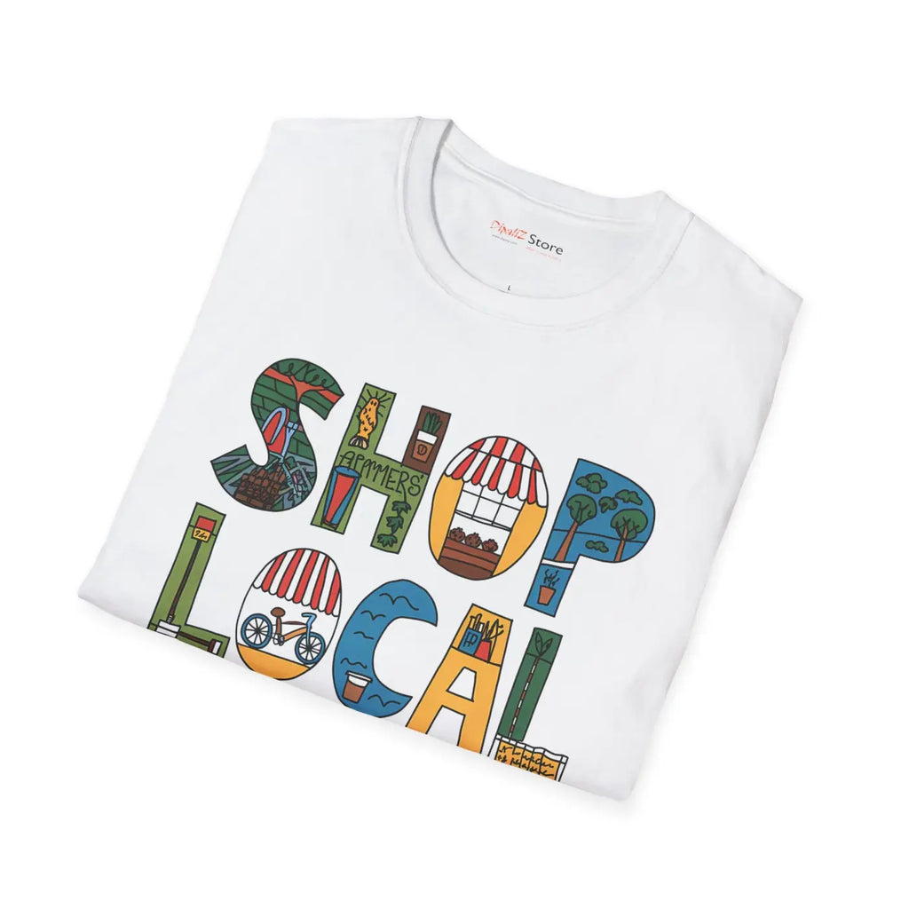 Unisex Softstyle Tee - Rock Local Vibes Everyday - DipaliZ