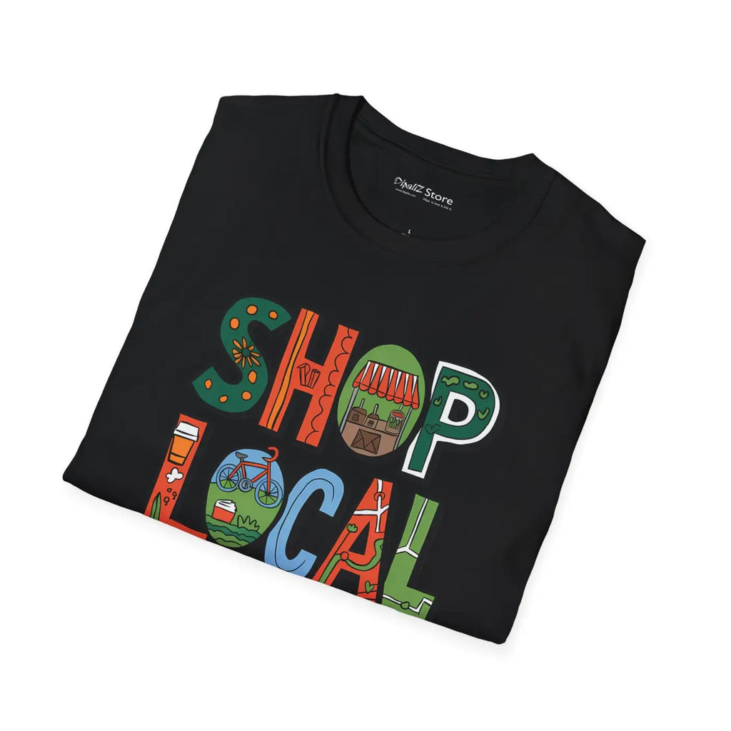 Shop Local Unisex Soft Cotton T-Shirt - Trendy Comfort - DipaliZ