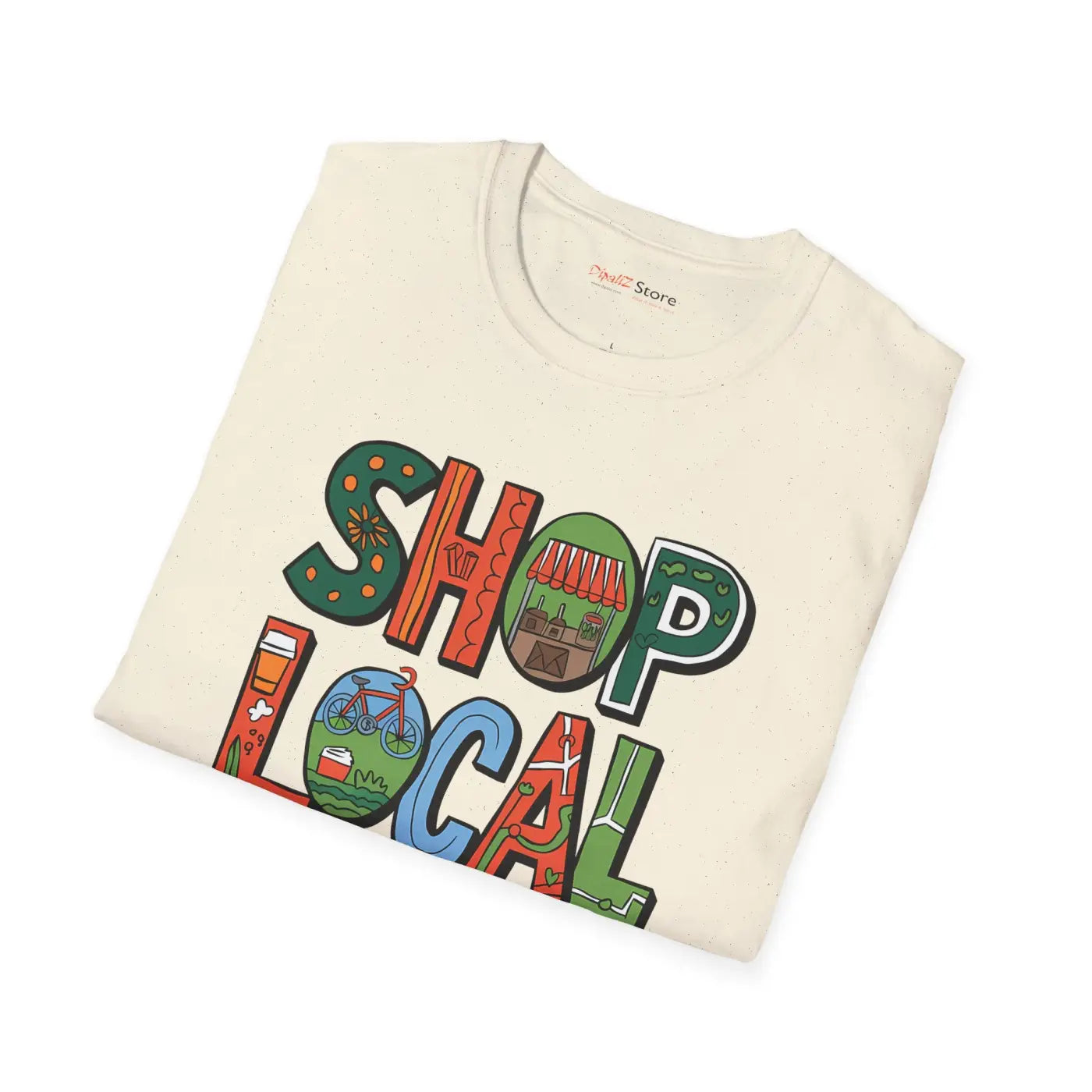 Shop Local Unisex Soft Cotton T-Shirt - Trendy Comfort - DipaliZ