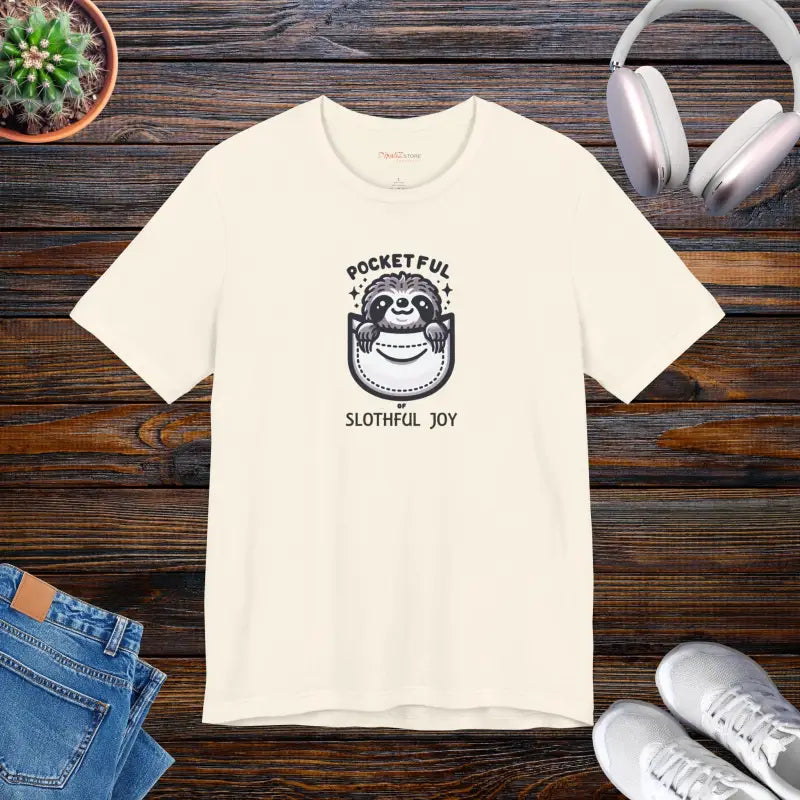 Sloth Expedition Jersey Short Sleeve Tee - Unisex Fit - DipaliZ