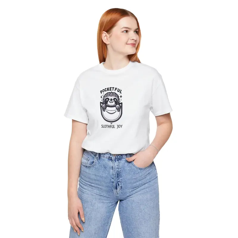Sloth Expedition Jersey Short Sleeve Tee - Unisex Fit - DipaliZ