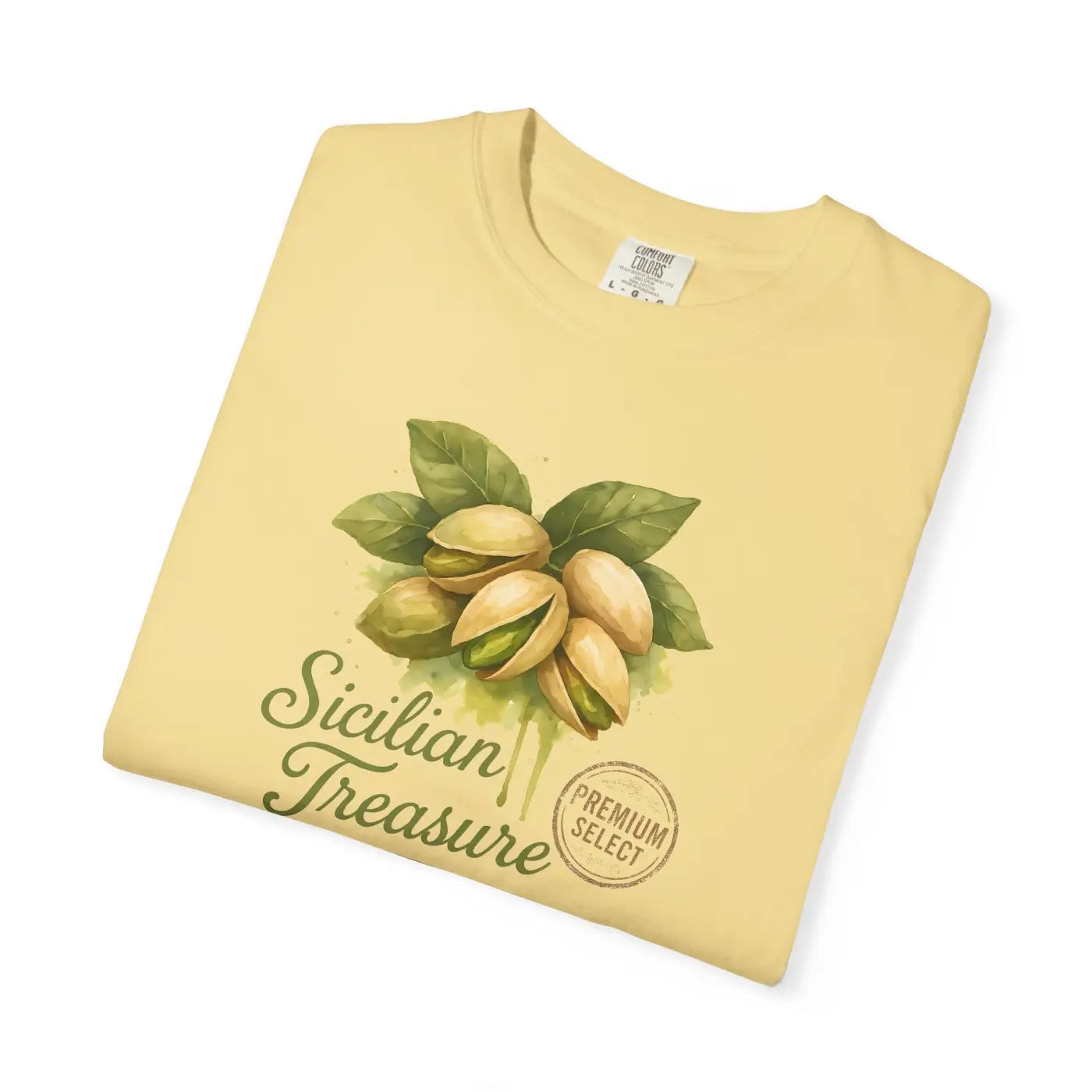 Botanical Print Shirt - Sicilian Treasure Unisex Garment-Dyed - DipaliZ