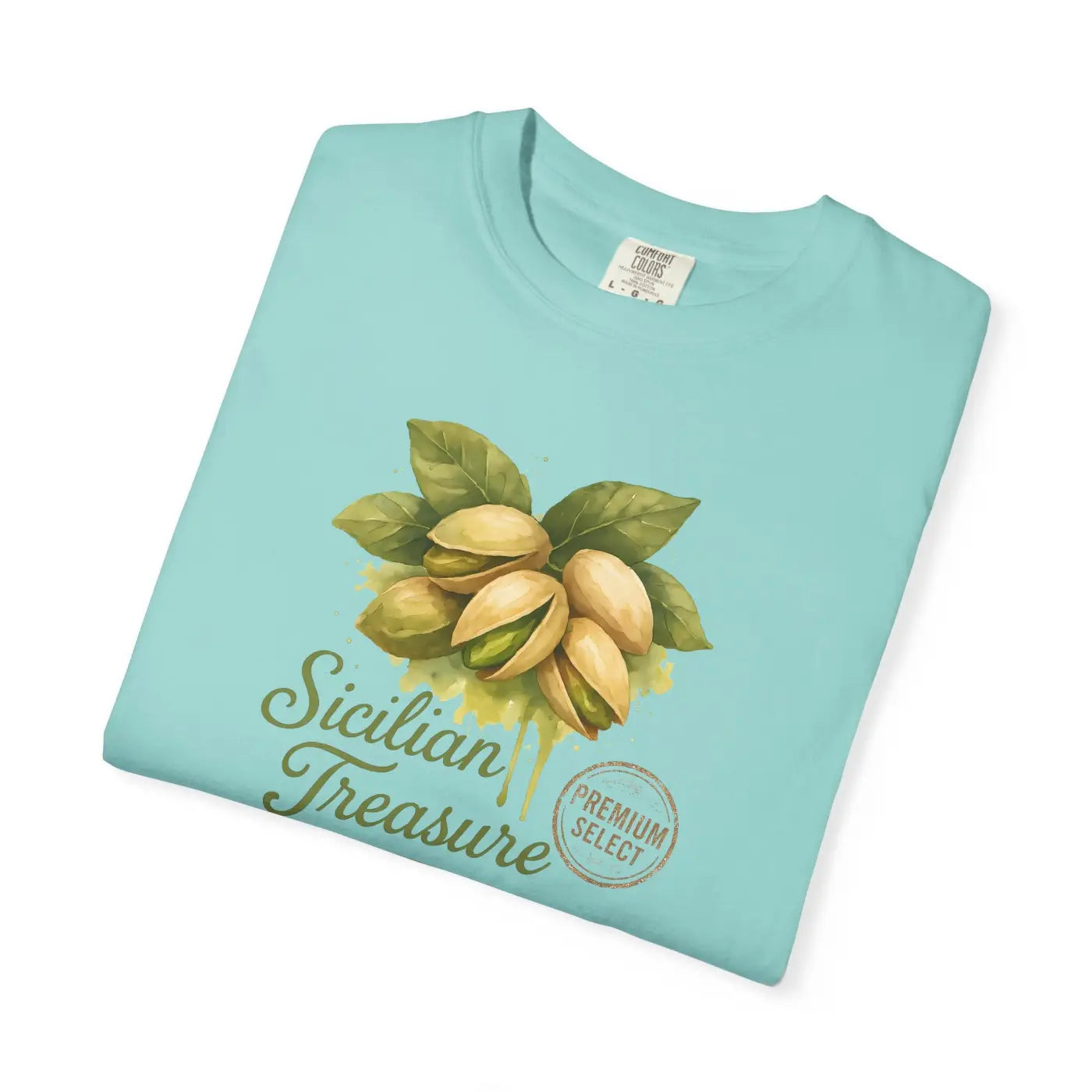 Botanical Print Shirt - Sicilian Treasure Unisex Garment-Dyed - DipaliZ