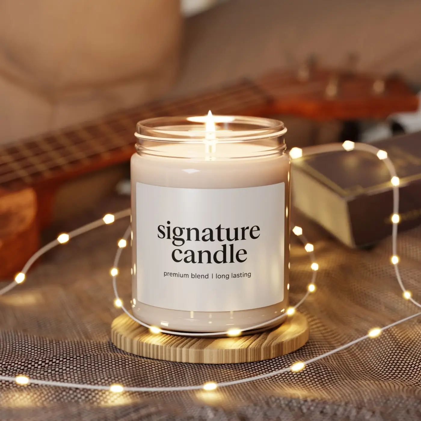 Scented Soy Candle - Christmas Warmth Glow - DipaliZ