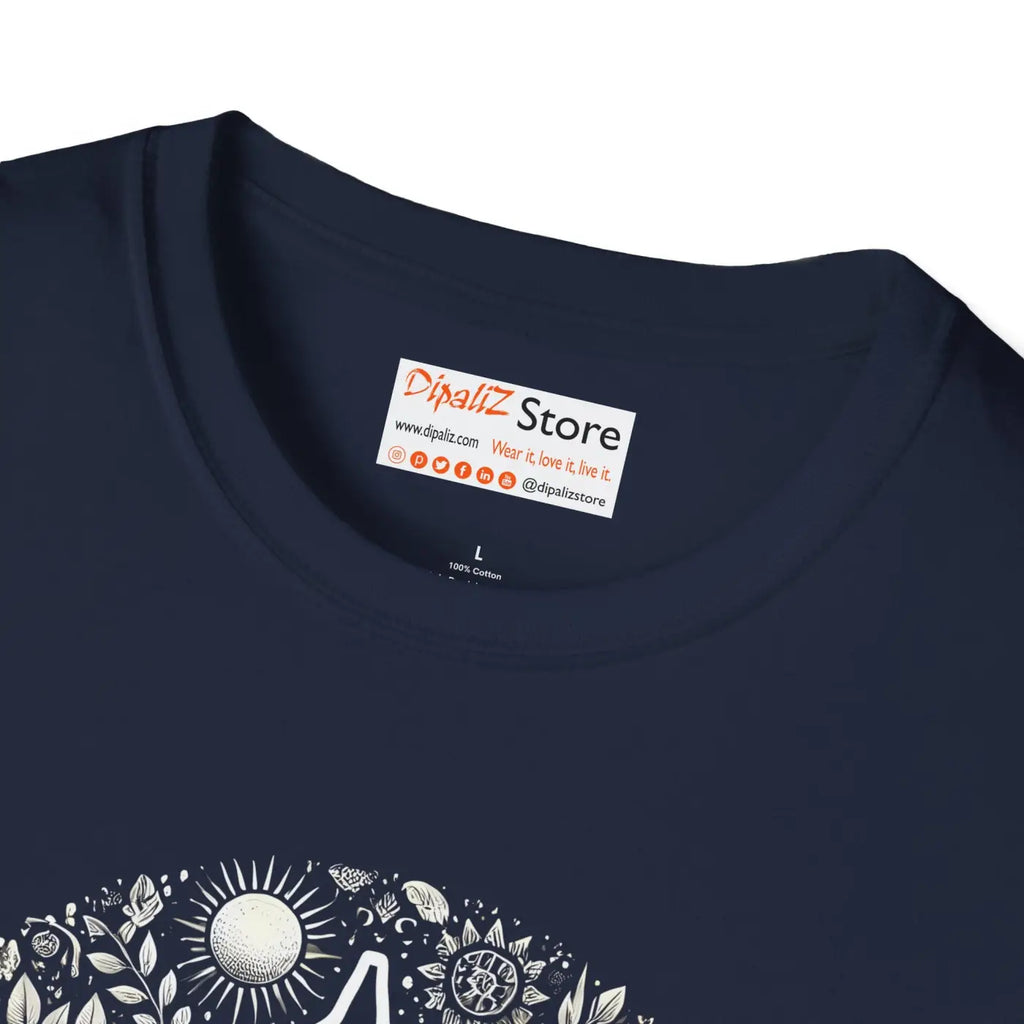 Yoga Pose Unisex Softstyle Tee - Zen Comfort Style - DipaliZ