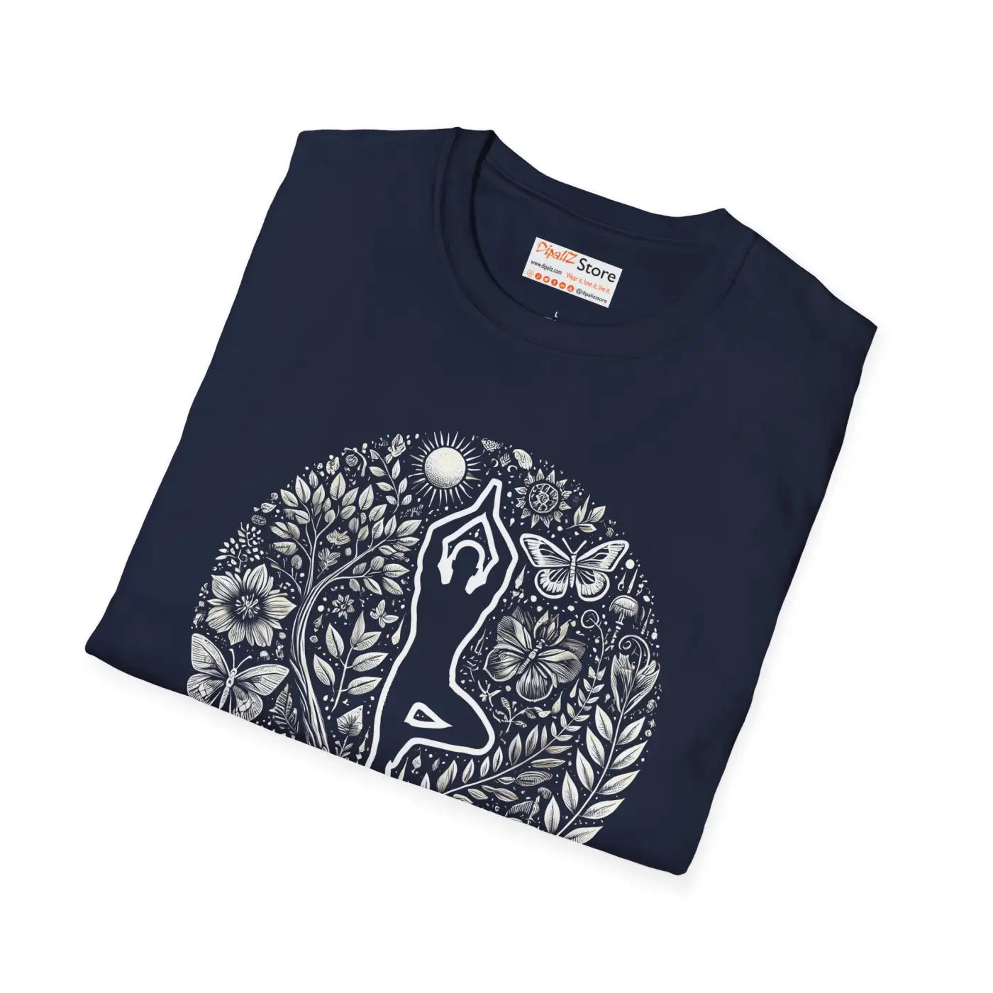 Yoga Pose Unisex Softstyle Tee - Zen Comfort Style - DipaliZ
