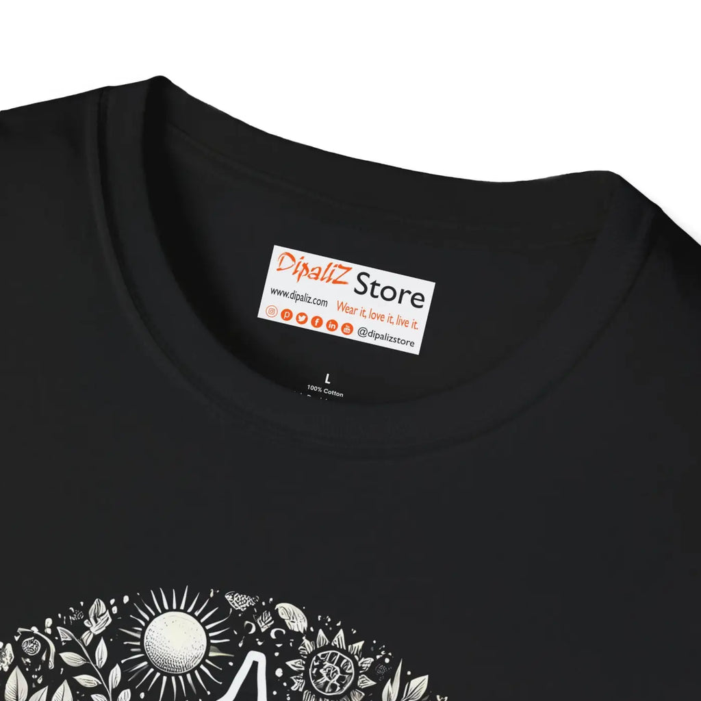 Yoga Pose Unisex Softstyle Tee - Zen Comfort Style - DipaliZ
