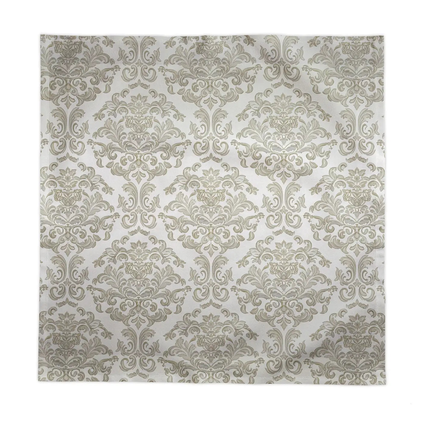 Silver Patterned Tablecloths - Modern Dining Decor - DipaliZ