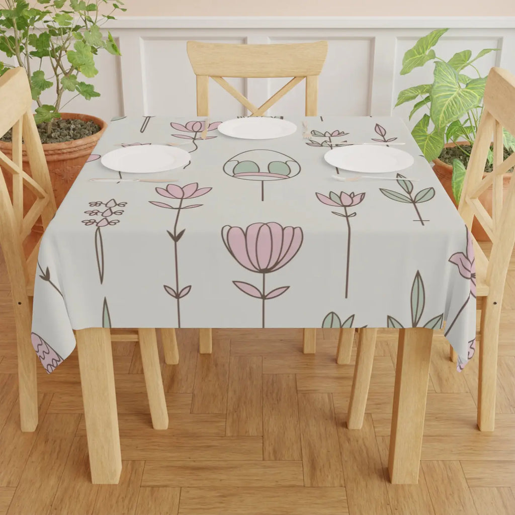 Elegant Easter Blossom Tablecloth - Polyester Dining - DipaliZ