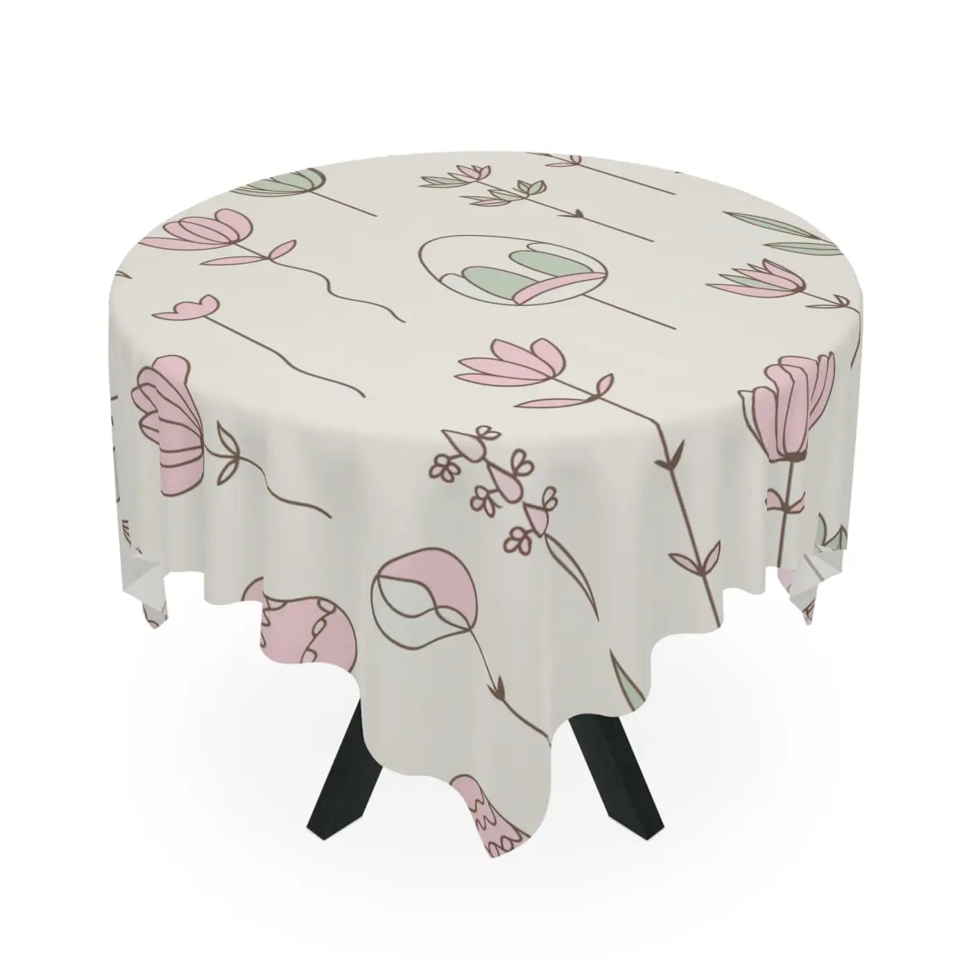 Elegant Easter Blossom Tablecloth - Polyester Dining - DipaliZ