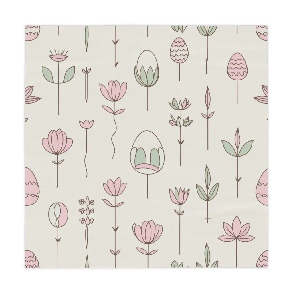 Elegant Easter Blossom Tablecloth - Polyester Dining - DipaliZ