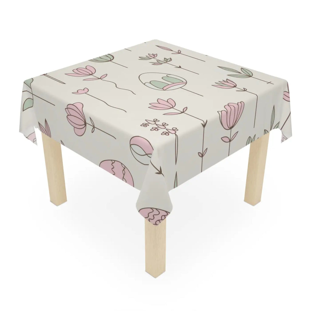 Elegant Easter Blossom Tablecloth - Polyester Dining - DipaliZ