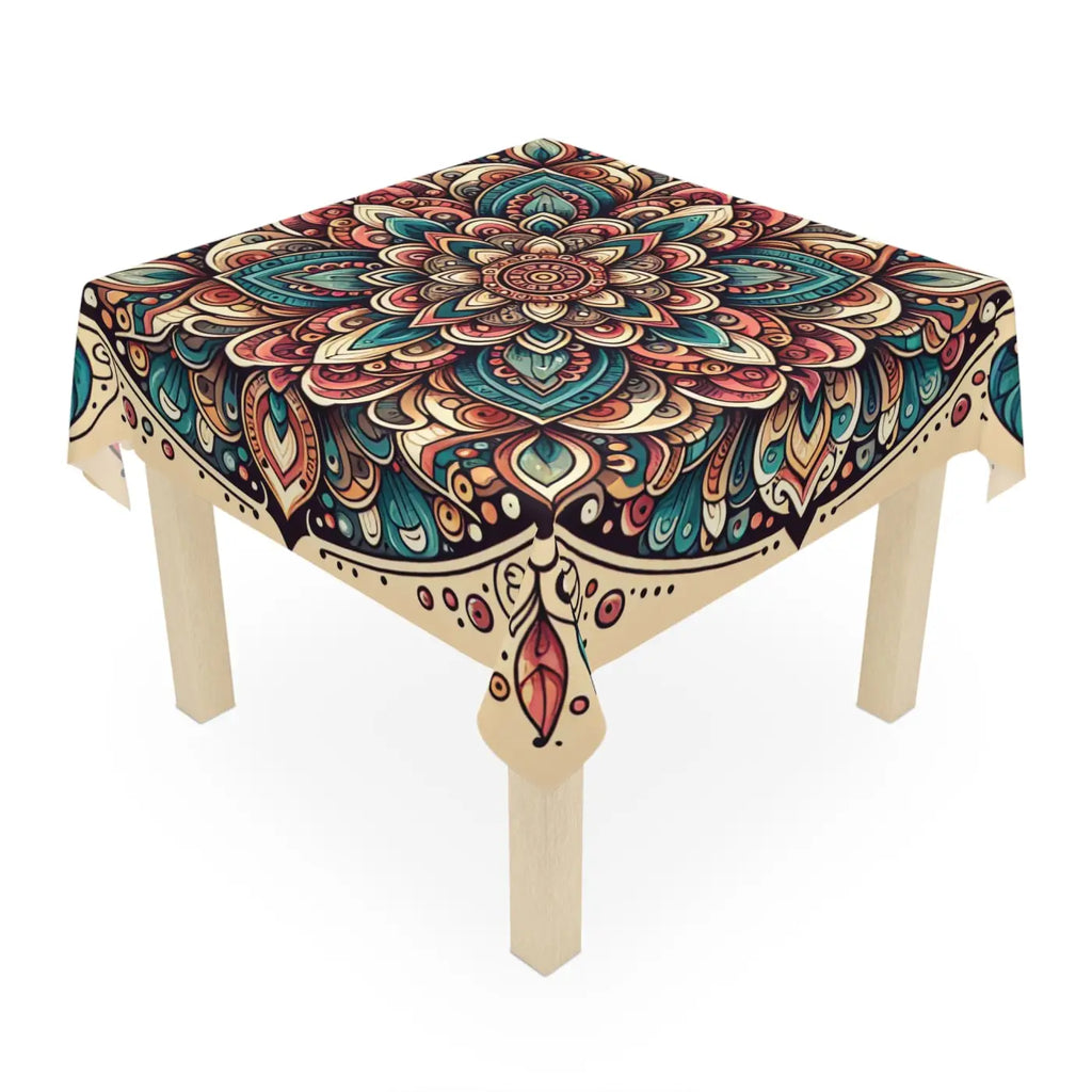 Geometric Oasis Tablecloth - Elegant Home Decor One-Sided Print - DipaliZ
