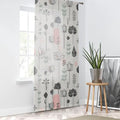 Floral Elegance Curtains - Minimalistic Pattern Design - DipaliZ