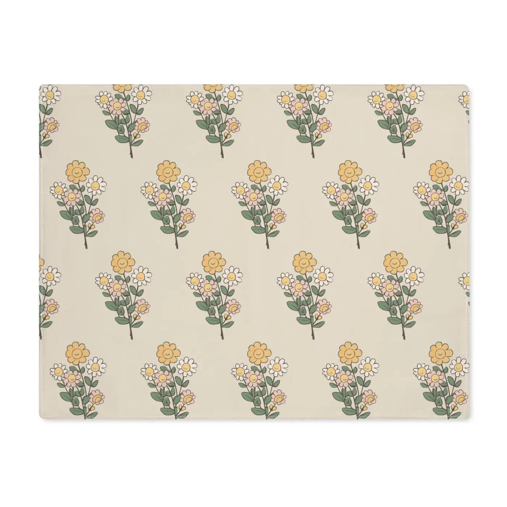 Floral Cotton Placemat - Eco-Friendly Table Decor - DipaliZ