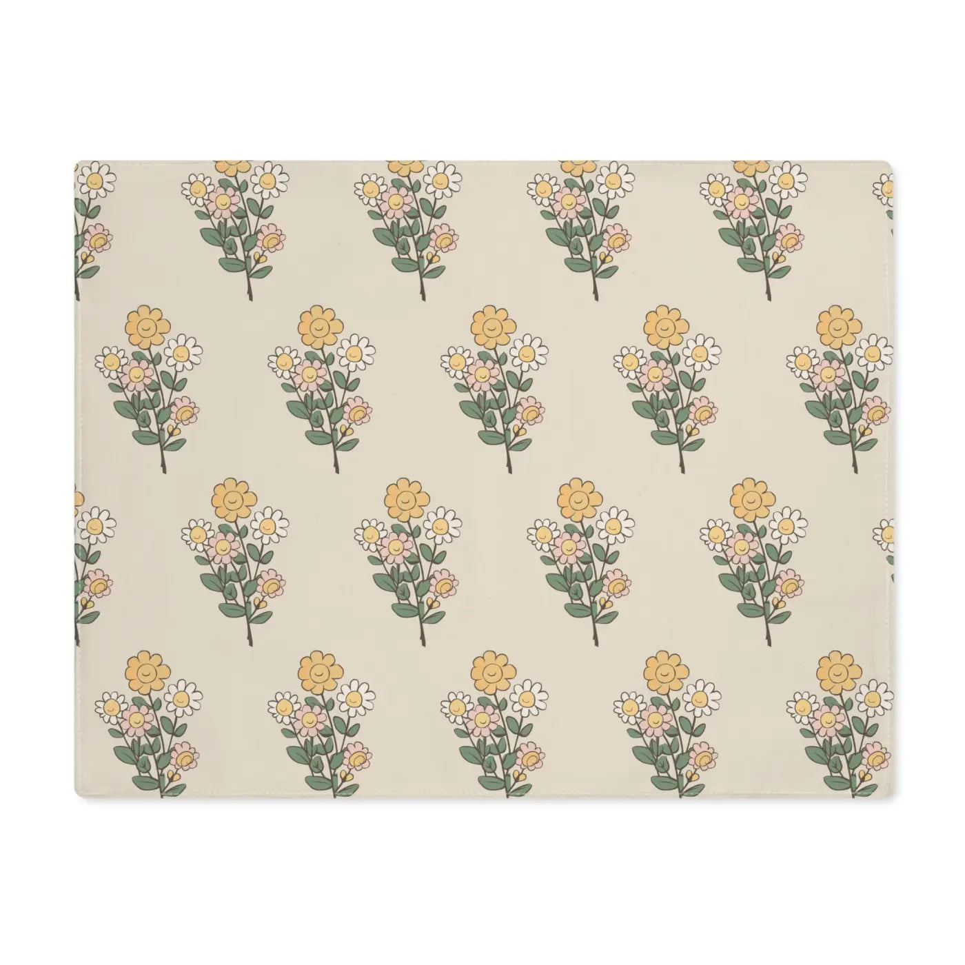 Floral Cotton Placemat - Eco-Friendly Table Decor - DipaliZ