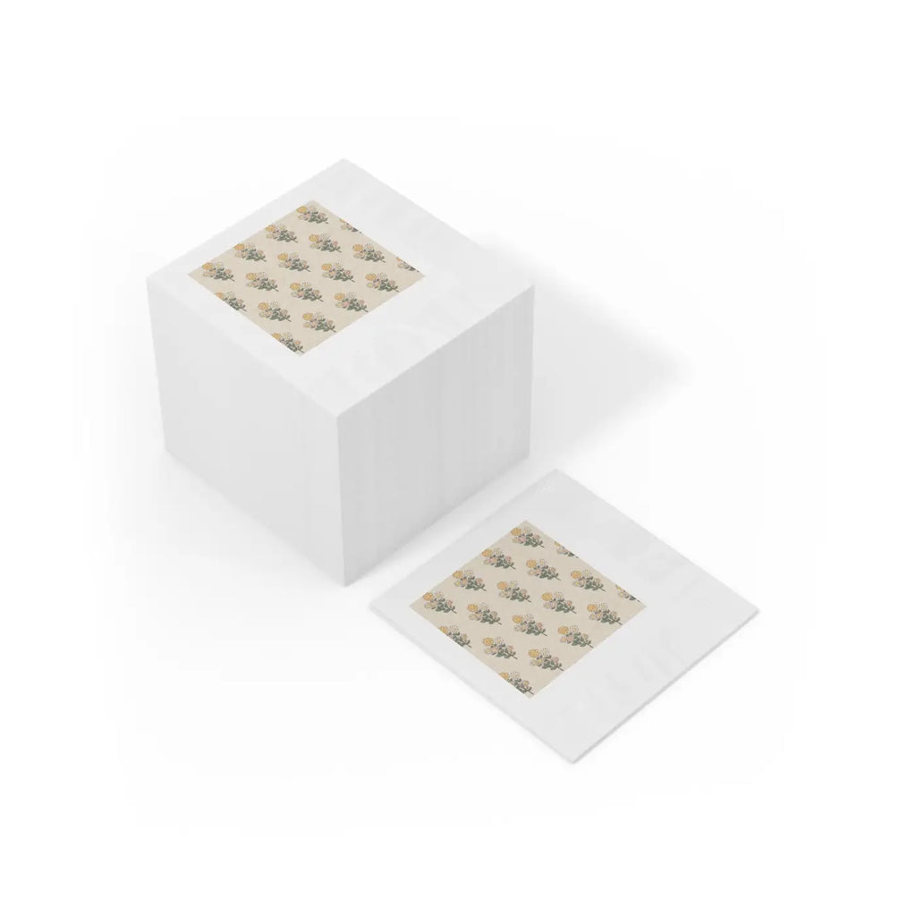 White Coined Paper Napkins - Elegant Party Essential - DipaliZ