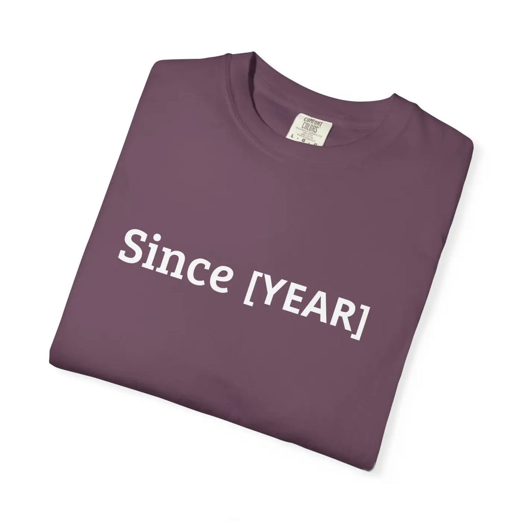 Custom Tee Personalized Milestone Year Establishment Shirt - DipaliZ