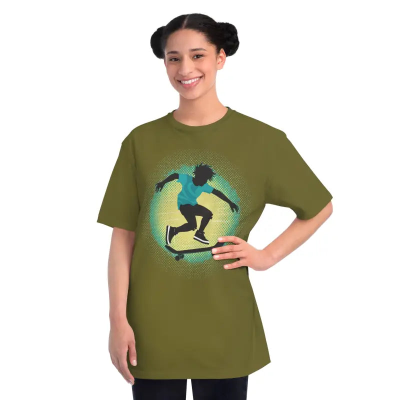 Skater Unisex Organic Tee - Maximum Movement Cotton - DipaliZ