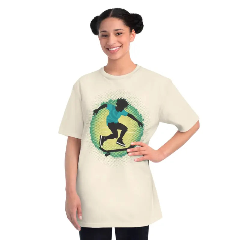 Skater Unisex Organic Tee - Maximum Movement Cotton - DipaliZ