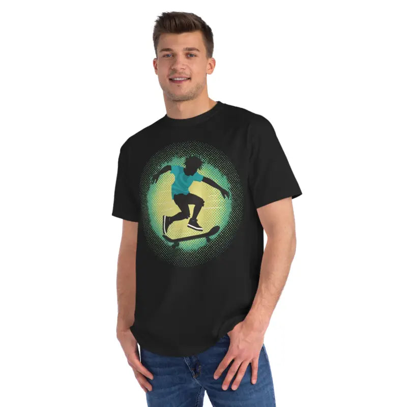 Skater Unisex Organic Tee - Maximum Movement Cotton - DipaliZ